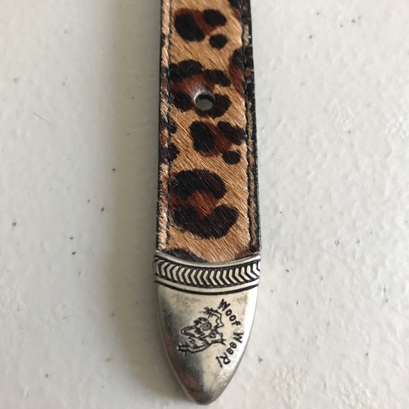 Woof Wear Dog Collar, 16” Leopard Print - Picture 2 of 4